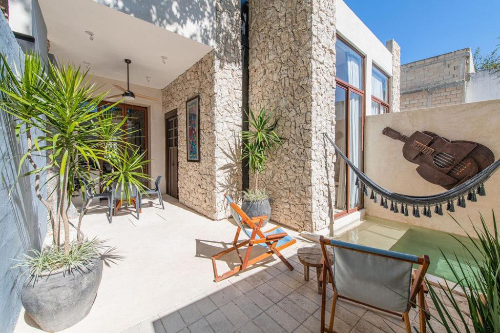 Casa Trova En Santa Lucia Centro, Merida Bagian luar foto