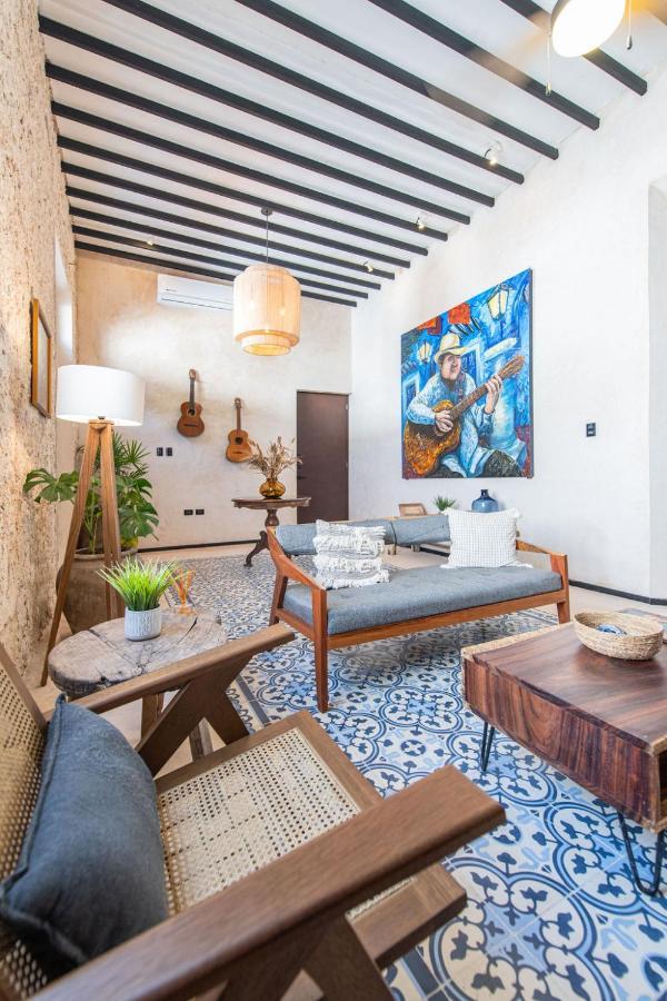 Casa Trova En Santa Lucia Centro, Merida Bagian luar foto